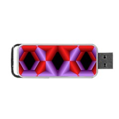 Star Of David Portable Usb Flash (one Side) by Simbadda
