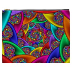 Color Spiral Cosmetic Bag (xxxl)  by Simbadda