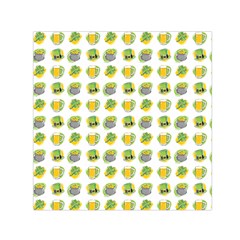St Patrick S Day Background Symbols Small Satin Scarf (square) by Simbadda