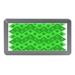 Shamrocks 3d Fabric 4 Leaf Clover Memory Card Reader (mini) by Simbadda