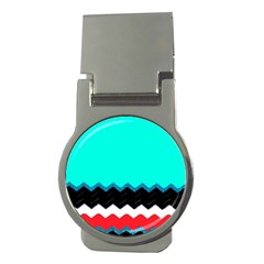 Pattern Digital Painting Lines Art Money Clips (round)  by Amaryn4rt