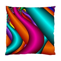Fractal Wallpaper Color Pipes Standard Cushion Case (one Side) by Amaryn4rt