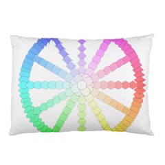 Polygon Evolution Wheel Geometry Pillow Case (two Sides) by Amaryn4rt