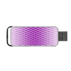Abstract Lines Background Portable Usb Flash (two Sides) by Amaryn4rt