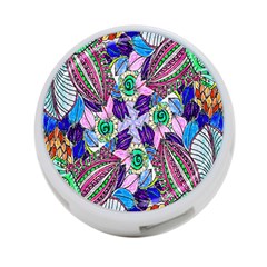 Wallpaper Created From Coloring Book 4-port Usb Hub (one Side) by Amaryn4rt