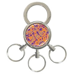 Pattern 3-ring Key Chains by Valentinaart