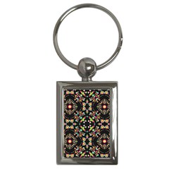 Abstract Elegant Background Pattern Key Chains (rectangle)  by Simbadda