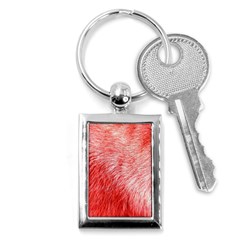 Pink Fur Background Key Chains (rectangle)  by Simbadda