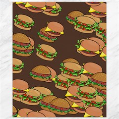 A Fun Cartoon Cheese Burger Tiling Pattern Canvas 11  X 14   by Simbadda