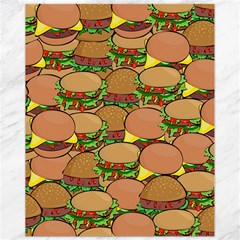 Burger Double Border Canvas 11  X 14   by Simbadda