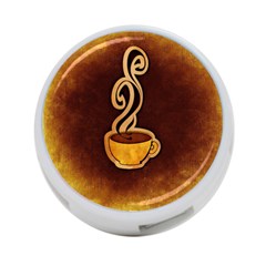 Coffee Drink Abstract 4-port Usb Hub (one Side) by Simbadda
