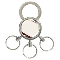 Greeting Card Coffee Mood 3-ring Key Chains by Simbadda