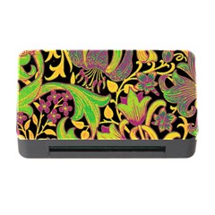 Floral Pattern Memory Card Reader With Cf by Valentinaart
