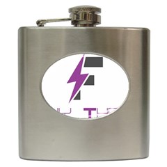 Original Logos 2017 Feb 5529 58abaecc49c40 (1) Hip Flask (6 Oz) by FlashyThread