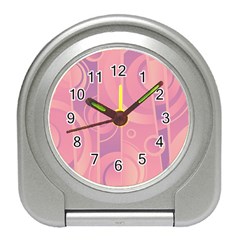 Pattern Travel Alarm Clocks by Valentinaart