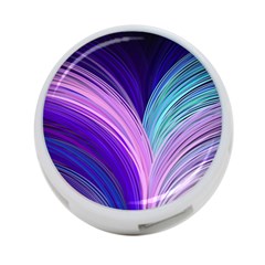 Color Purple Blue Pink 4-port Usb Hub (one Side) by Mariart