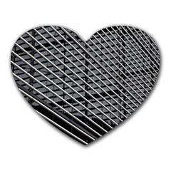 Abstract Architecture Pattern Heart Mousepads by Simbadda