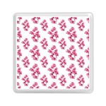 Santa Rita Flowers Pattern Memory Card Reader (Square)  Front