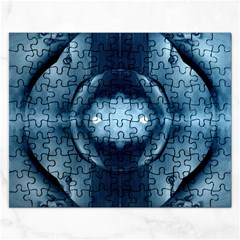 The Ghost Eyes Rectangular Jigsaw Puzzl by 3Dbjvprojats