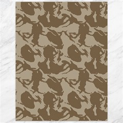 Initial Camouflage Brown Canvas 12  X 16   by Mariart