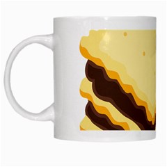 Sandwich Biscuit Chocolate Bread White Mugs by Mariart