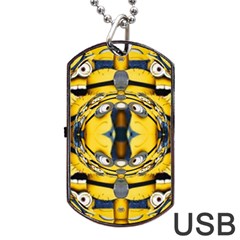 Minions Feedback 3d Effect   Dog Tag Usb Flash (one Side) by 3Dbjvprojats