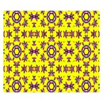 Yellow Seamless Wallpaper Digital Computer Graphic Double Sided Flano Blanket (Small)  50 x40  Blanket Front