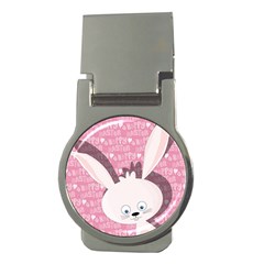 Easter Bunny  Money Clips (round)  by Valentinaart