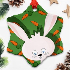 Easter Bunny  Ornament (snowflake) by Valentinaart