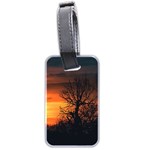 Sunset At Nature Landscape Luggage Tags (Two Sides) Back