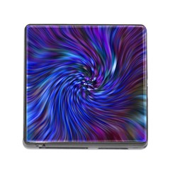 Stylish Twirl Memory Card Reader (square) by Nexatart