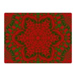 Christmas Kaleidoscope Double Sided Flano Blanket (Mini)  35 x27  Blanket Front