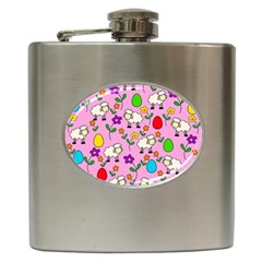 Easter Lamb Hip Flask (6 Oz) by Valentinaart