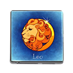 Zodiac Leo Memory Card Reader (square) by Mariart