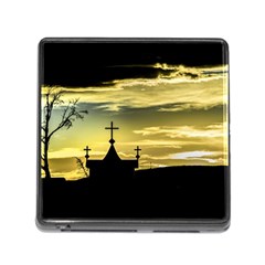 Graves At Side Of Road In Santa Cruz, Argentina Memory Card Reader (square) by dflcprints