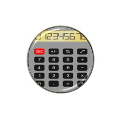 Calculator Hat Clip Ball Marker (4 Pack) by Mariart