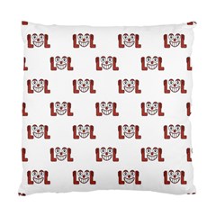 Lol Emoji Graphic Pattern Standard Cushion Case (two Sides) by dflcprints