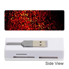 Red Particles Background Memory Card Reader (stick)  by Nexatart
