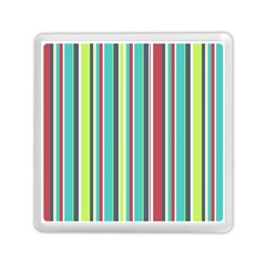 Colorful Striped Background  Memory Card Reader (square)  by TastefulDesigns
