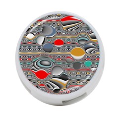 Changing Forms Abstract 4-port Usb Hub (two Sides)  by digitaldivadesigns