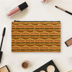 Delicious Burger Pattern Cosmetic Bag (medium)  by berwies