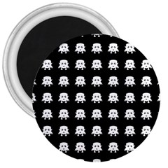 Emoji Baby Vampires Pattern 3  Magnets by dflcprints