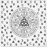 Witchcraft symbols  Canvas 16  x 16   15.2 x15.41  Canvas - 1