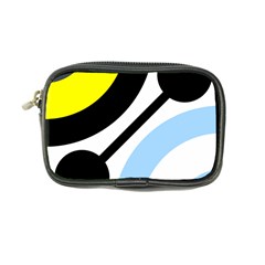 Circle Line Chevron Wave Black Blue Yellow Gray White Coin Purse by Mariart