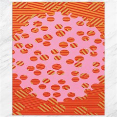 Distance Absence Sea Holes Polka Dot Line Circle Orange Chevron Wave Canvas 11  X 14   by Mariart