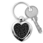 Happy Holidays Key Chains (Heart)  Front
