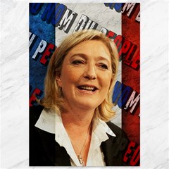 Marine Le Pen Canvas 12  X 18   by Valentinaart