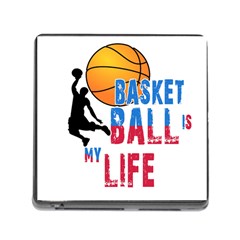Basketball Is My Life Memory Card Reader (square) by Valentinaart