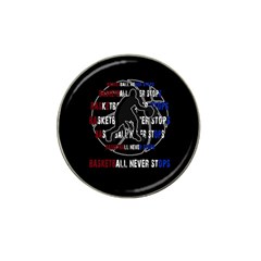 Basketball Never Stops Hat Clip Ball Marker (10 Pack) by Valentinaart