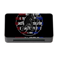 Basketball Never Stops Memory Card Reader With Cf by Valentinaart